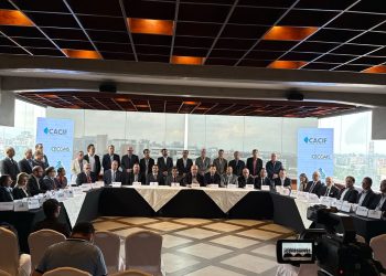 Representantes del sector empresarial Cacif.