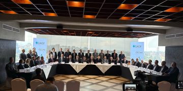 Representantes del sector empresarial Cacif.