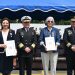 El Estado Mayor de la Defensa Nacional condecoró a la secretaría de Conred. (Foto: Mindef)
