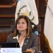 Vicepresidenta Karin Herrera.