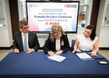 Guatemala y Perú celebran la entrada en vigor del Tratado de Libre Comercio
