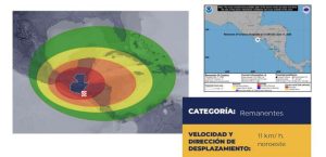 Se espera que los remanentes de Cristina crucen el país y causen lluvias y lloviznas en diferentes regiones.