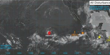 Sistemas de baja presión en el Pacífico propician incremento de lluvias durante el fin de semana.