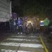 Agentes te la Comisaría 15 captura a cuatro presuntos robacamiones y recuperan un vehículo de carga en Amatitlán.