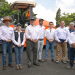 Presidente Bernardo Arévalo supervisó tramo carretero junto autoridades del CIV. (Foto: Álvaro Interiano)
