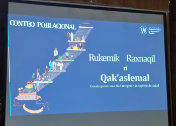 Ministerio de Salud lanza herramienta para el conteo Poblacional en el Área Ixil. (Foto: MSPAS)