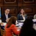 Presidenta en funciones presidió reunión de la Autoridad Migratoria Nacional. (Foto: Dickens Zamora)