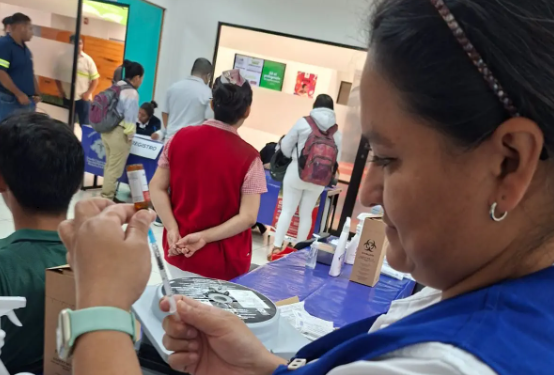Ministerio de Salud une esfuerzos contra el sarampión. (Foto: MSPAS)