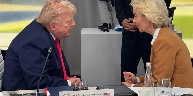 El presidente estadounidense, Donald Trump, se encuentra en Francia con motivo de la reunión del G7.