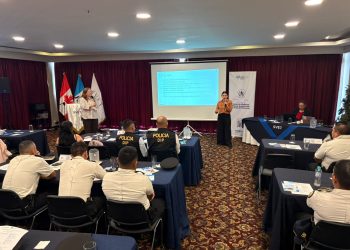 SVET trabaja en el fortalecimiento de la capacidad de los agentes de la PNC. (Foto: SVET)