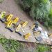 PNC informó sobre la localización de un arsenal durante un allanamiento realizado este fin de semana en la aldea San Juan Arana. / Foto: PNC