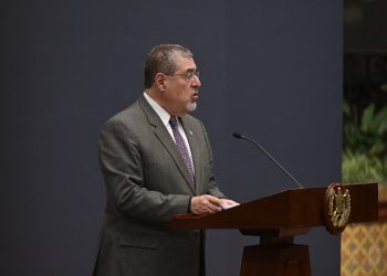 Presidente Bernardo Arévalo participó con la ronda de este lunes. (Foto: Álvaro Interiano)