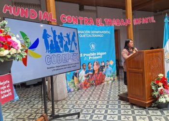 Fomentan acciones de prevención para erradicar el trabajo infantil en Quetzaltenango
