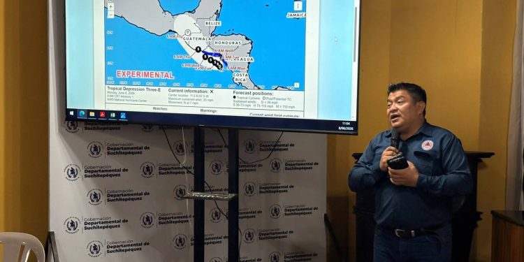 COE de Suchitepéquez fortalece coordinación interinstitucional ante condiciones meteorológicas