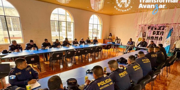 Gabinete de Seguridad Departamental coordina acciones de prevención en Escuintla