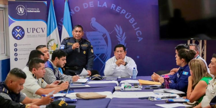 Fortalecen acciones de prevención y coordinación durante la Mesa de Seguridad Departamental de Chiquimula