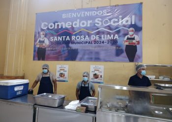 Comedor social en Santa Rosa de Lima brinda atención a población en situación de vulnerabilidad