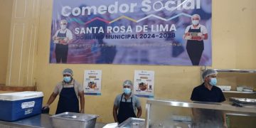 Comedor social en Santa Rosa de Lima brinda atención a población en situación de vulnerabilidad