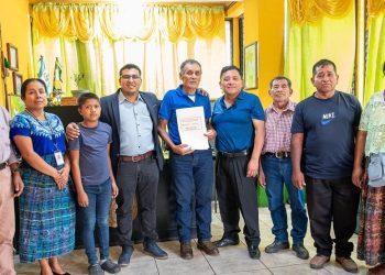 Firman convenio para la construcción de puesto de Salud en Purulhá, Baja Verapaz
