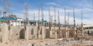 Supervisan avances en el mejoramiento de la Escuela Primaria del Casco Urbano de Camotán