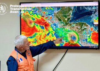 COE de Escuintla en apresto por desplazamiento de tormenta tropical Cristina