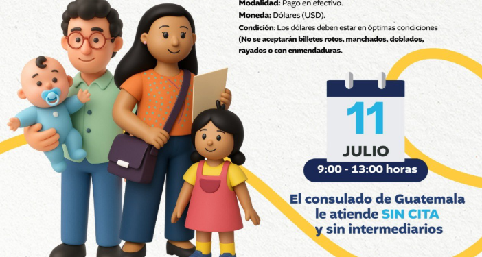 Consulado de Guatemala en San Luis Potosí realizará su primer Sábado Consular