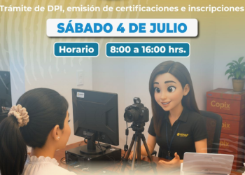 Renap amplia su horario de atención para este sábado 4 de julio