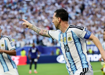 Messi se convierte en el primer jugador en anotar siete o más goles en dos mundiales distintos