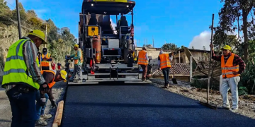 Más de 75 mil habitantes de Nebaj y Salquil serán beneficiados con el mejoramiento de su carretera . / Foto: CIV.