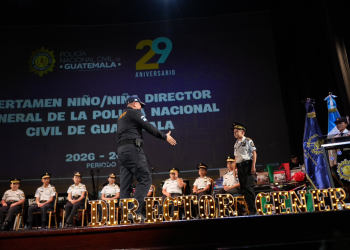 PNC elige a Carlos Saúl Bocanegra como Niño Director General 2026-2027 en el marco de su 29 aniversario. / Foto: Mingob