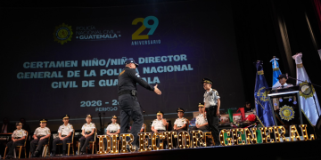 PNC elige a Carlos Saúl Bocanegra como Niño Director General 2026-2027 en el marco de su 29 aniversario. / Foto: Mingob