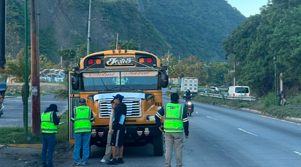 DGT desarrolla operativos para prevenir aumento de cobros de pasaje en transporte extraurbano./Foto: DGT.