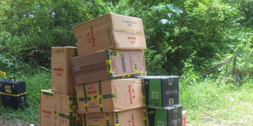 PNC incauta 180 mil cigarrillos de contrabando en Petén
