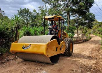 Caminos desarrolla trabajos de mantenimiento vial en Jutiapa./Foto: DGC.
