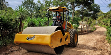Caminos desarrolla trabajos de mantenimiento vial en Jutiapa./Foto: DGC.