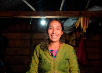 Proyecto de electrificación rural beneficia a familias de Alta Verapaz./Foto: INDE.