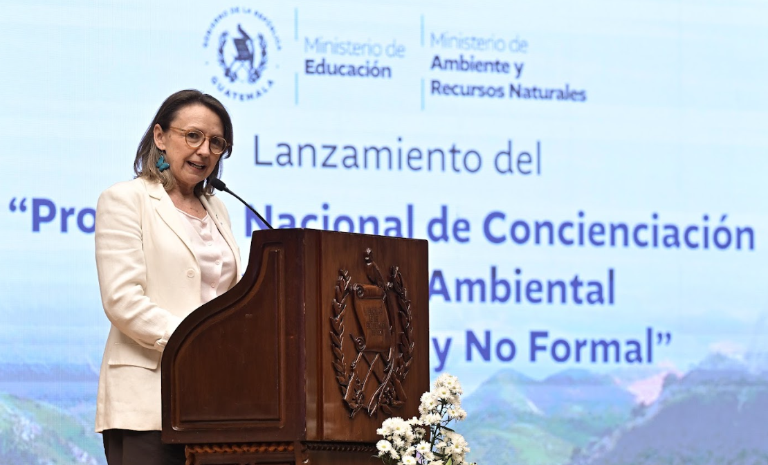 Ministra de Ambiente y Recursos Naturales, Patricia Orantes.