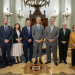 El presidente Bernardo Arévalo recibió en el Palacio Nacional de la Cultura a representantes del Sistema de las Naciones Unidas. / Foto: X Miguel Barreto