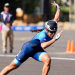Dalia Soberanis gana la medalla de bronce en los 100 metros sprint de patinaje en Santo Domingo 2026