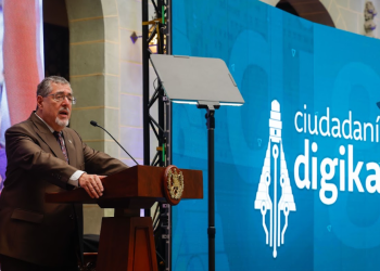 El presidente Bernardo Arévalo.