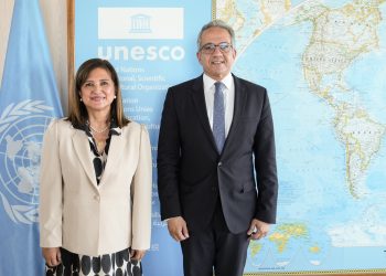Vicepresidenta fortalece la cooperación con el director general de la UNESCO. (Foto: vicepresidencia)