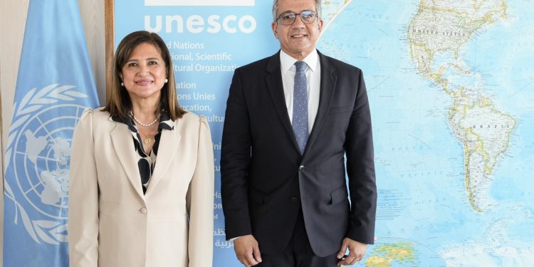 Vicepresidenta fortalece la cooperación con el director general de la UNESCO. (Foto: vicepresidencia)