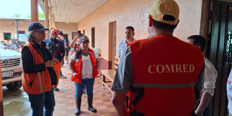 Conred supervisa acciones de respuesta en Alta Verapaz. (Foto: Conred)