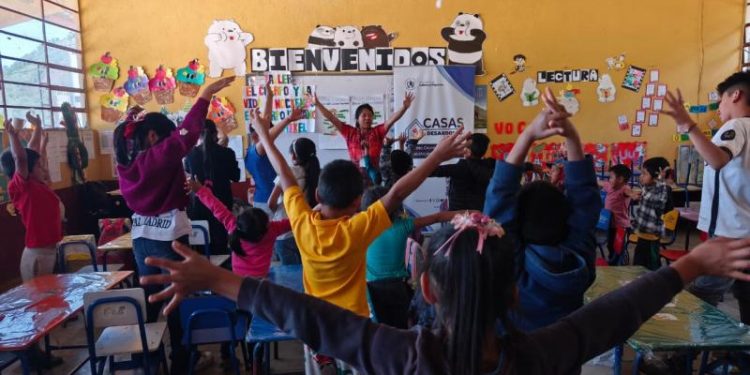 Impulsan idioma kaqchikel en estudiantes de Sacatepéquez./Foto; MCD.