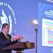 Presidente enel evento Guatemala Se Transforma, organizado por la Cámara de Comercio de Guatemala. / Álvaro Interiano