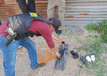Las autoridades señalaron que la desinstalación de estas cámaras forma parte de las acciones permanentes que desarrolla la institución para debilitar las capacidades operativas de las pandillas. / Foto: PNC