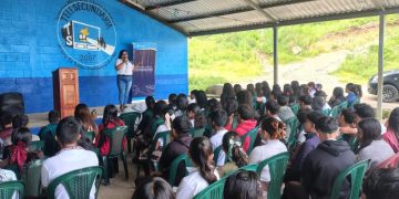 Fortalecen el idioma xinka en estudiantes de Yupiltepeque./Foto: MCD.