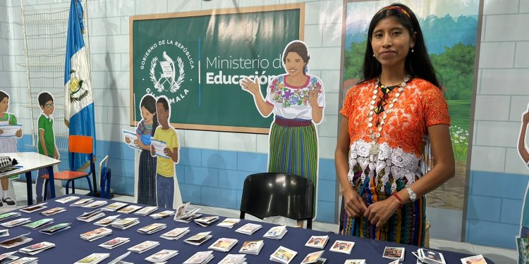 Ministerio de Educación fomenta los idiomas mayas en la Filgua. (Foto: Cindy Alonzo)