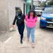 investigadores de la DEIC y fiscales contra el Delito de Extorsión capturaron a Dallana N. / Foto: PNC