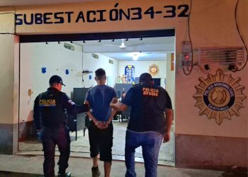 Alias "El Gemelo" es recapturado con arma de fuego ilegal. / Foto: PNC